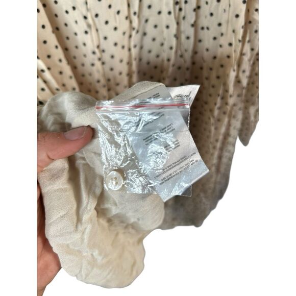 Ganni Revolve Printed Georgette Mini Dress polka Dot Size EU 36 US NWOT - Picture 8 of 9